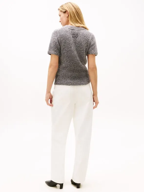 FLUFFY C-NK PETIT S/S SWT
