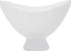 Fountain Glass Bowl - 28 - Frosted