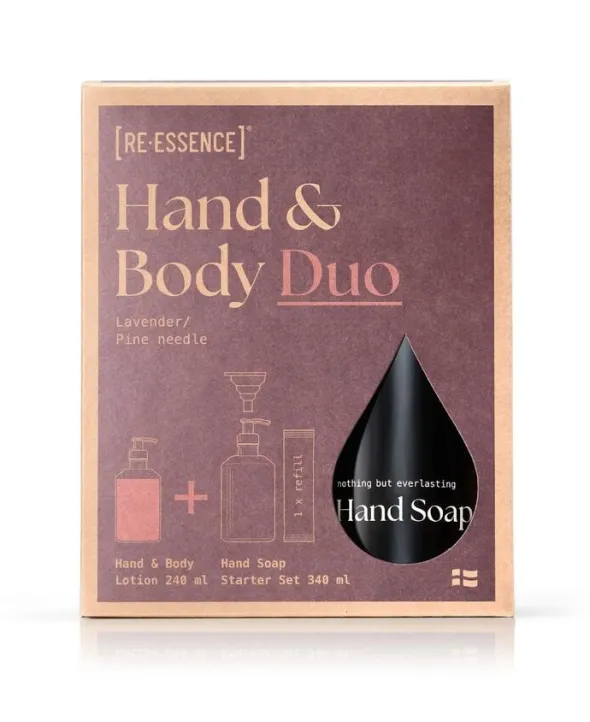 Gave sæt Håndsæbe + Lotion (Lavendel/Fyrrenål)