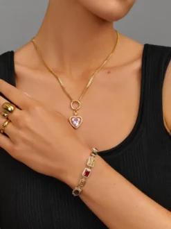 Gem Bracelet in Gold
