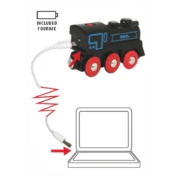 Genopladeligt lokomotiv usb