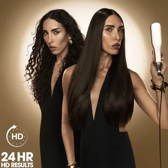 ghd Chronos Max - Wide Plate Hair Straightener White