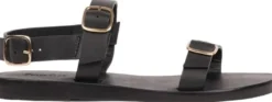 GIGLIO - ADJUSTABLE LEATHER SANDAL W/ HEEL STRAP