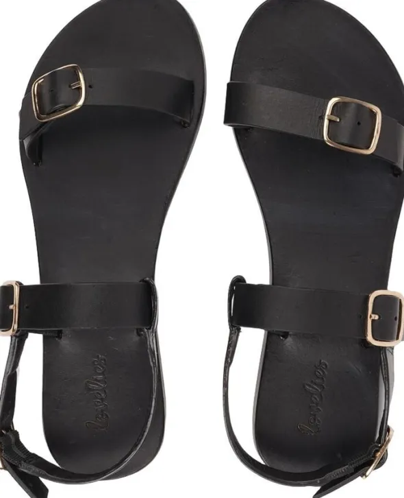 GIGLIO - ADJUSTABLE LEATHER SANDAL W/ HEEL STRAP