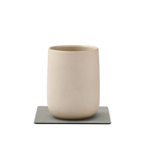 Glass Mat Square Nupo Light Grey