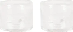0405 Glass Set of Two | Clear | Wide