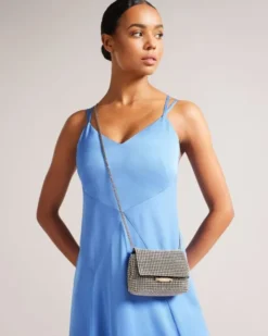 GLITERS Crystal Mini Cross Body Bag