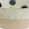 GRAINY dot bowl, sand/dark blue