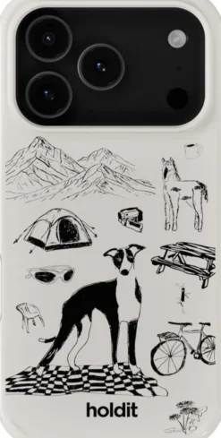 Graphic Print Case MagSafe iPhone 17 Pro Wool Gray