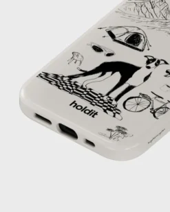 Graphic Print Case MagSafe iPhone 16e/15/14/13 Wool Gray