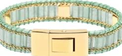 Green Aventurine Stud Bracelet