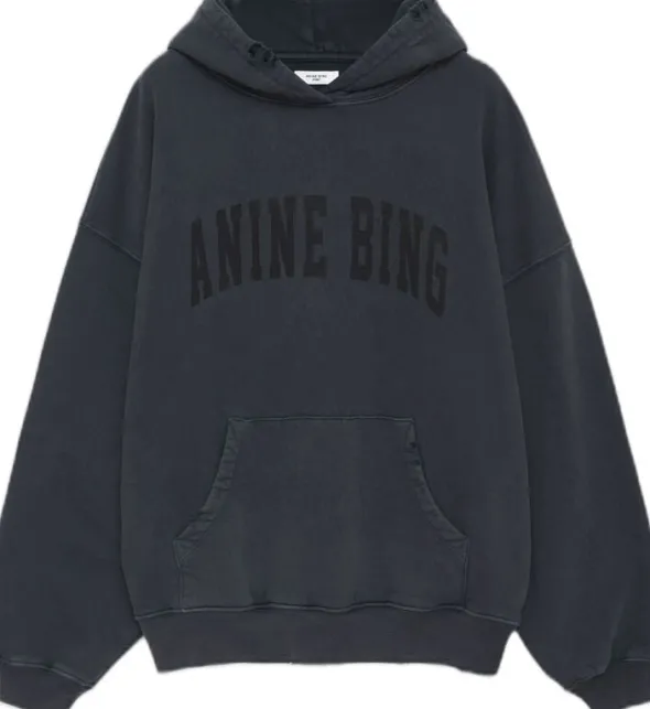 HARVEY SWEATSHIRT - DARK WASHED BLACK
