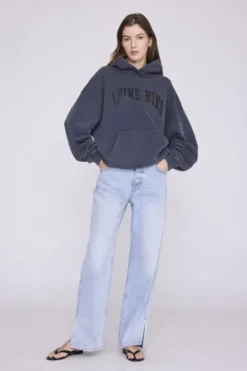 HARVEY SWEATSHIRT - DARK WASHED BLACK