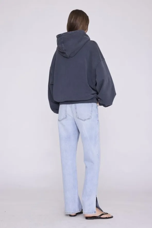 HARVEY SWEATSHIRT - DARK WASHED BLACK