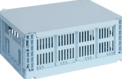 HAY Colour Crate Lid Metal-Medium-Soft blue
