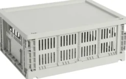 HAY Colour Crate Lid Plastic-Medium-Grey