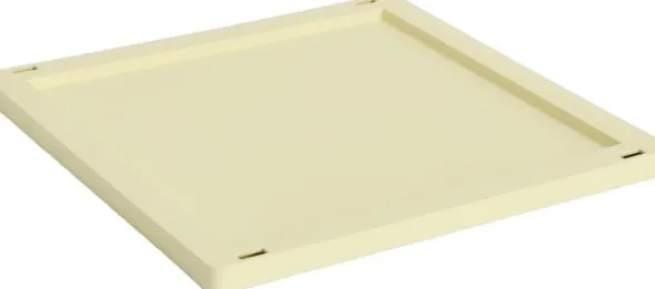 HAY Colour Crate Lid Plastic-Medium Square / Cube-Light yellow