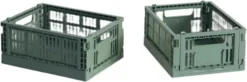 HAY Colour Crate Mini-Set of 2-Sage green