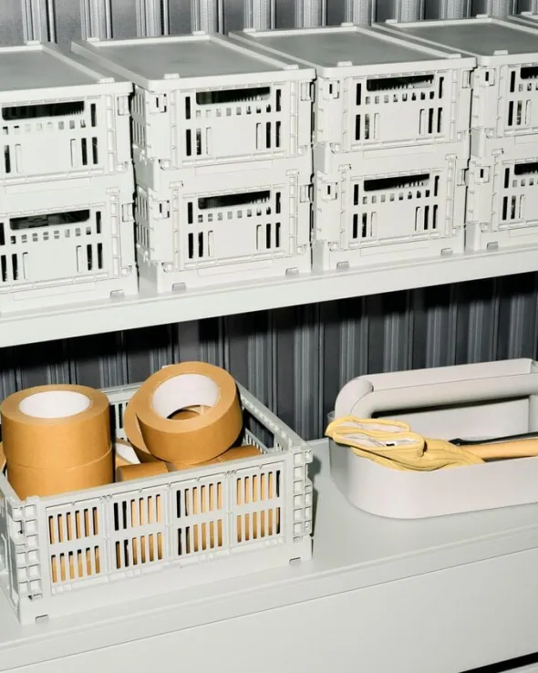 HAY Colour Crate-Small-Grey