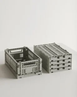 HAY Colour Crate-Small-Grey