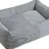 HAY Dogs Bed Zip-Large-Blue and whi
