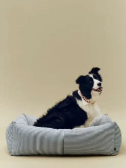 HAY Dogs Bed Zip-Large-Blue and whi