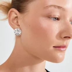 HAZE earrings silver-plated