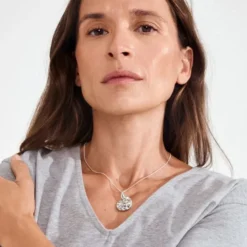 HAZE necklace silver-plated