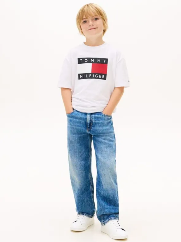 Heritage Flag Print Jersey T-Shirt