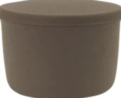 Hide Storage Pouf Small