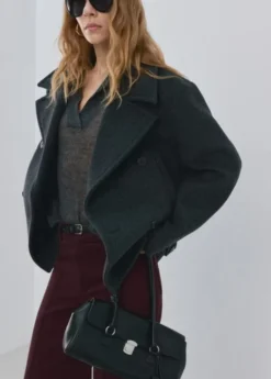 High-waisted wide leg jeans with st