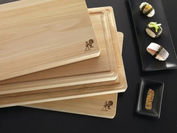 Hinoki Cutting Boards Skärbrädor 40x25 Brun Hinoki trä