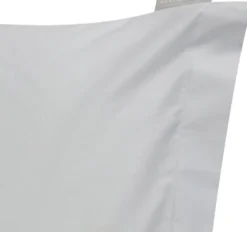 Hotel Cotton Sateen Lt Gray Pillowcase