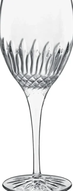 Hvitvinsglass Diamante 38 cl 4 stk. Klar