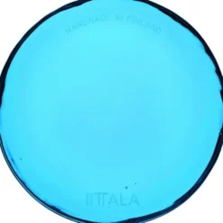 Iittala glasplade 9cm elektrisk blå