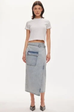 Isla denim skirt