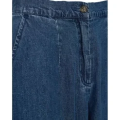 IVY-Malika Casual Pant Mid Blue