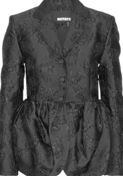 JACQUARD DRAPED BLAZER