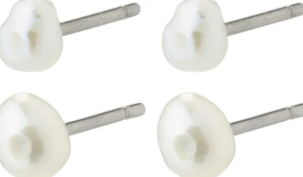 JOHANNE pearl earrings 2-in-1 set