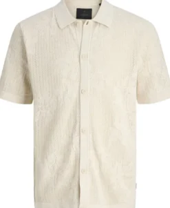 JPRBLAOWEN KNIT BUTTON THROUGH POLO