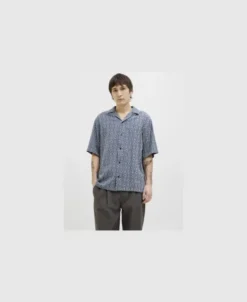 JPRBLUVINCENT PRINT RESORT S/S SHIR