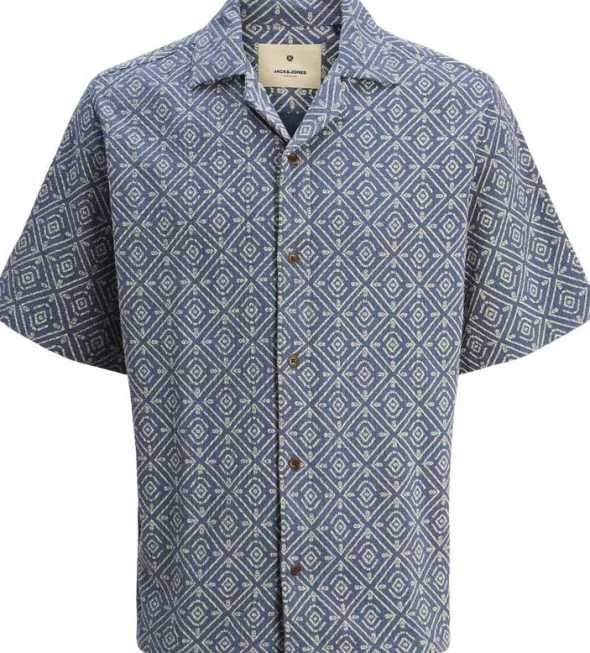 JPRBLUVINCENT PRINT RESORT S/S SHIR