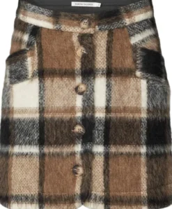Jumbo check short skirt - Olympia