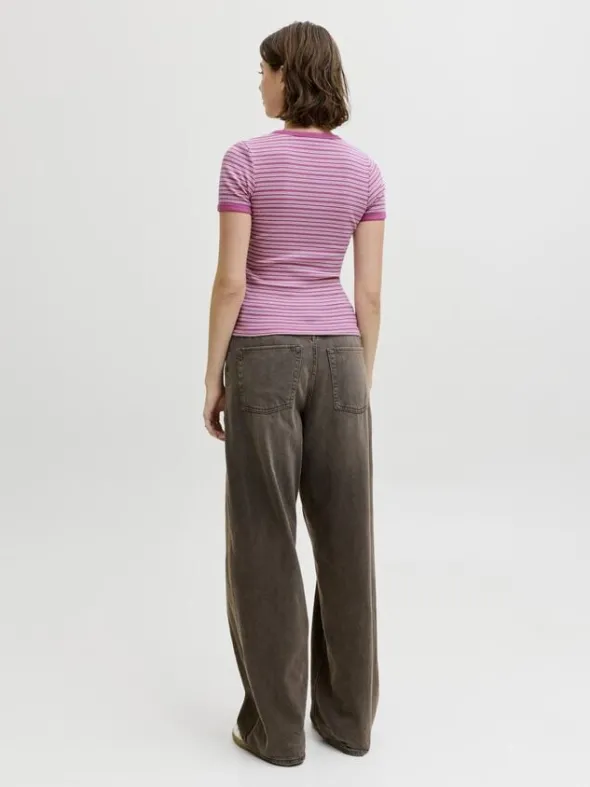 JXFRANKIE STR SS STRIPE TEE JRS