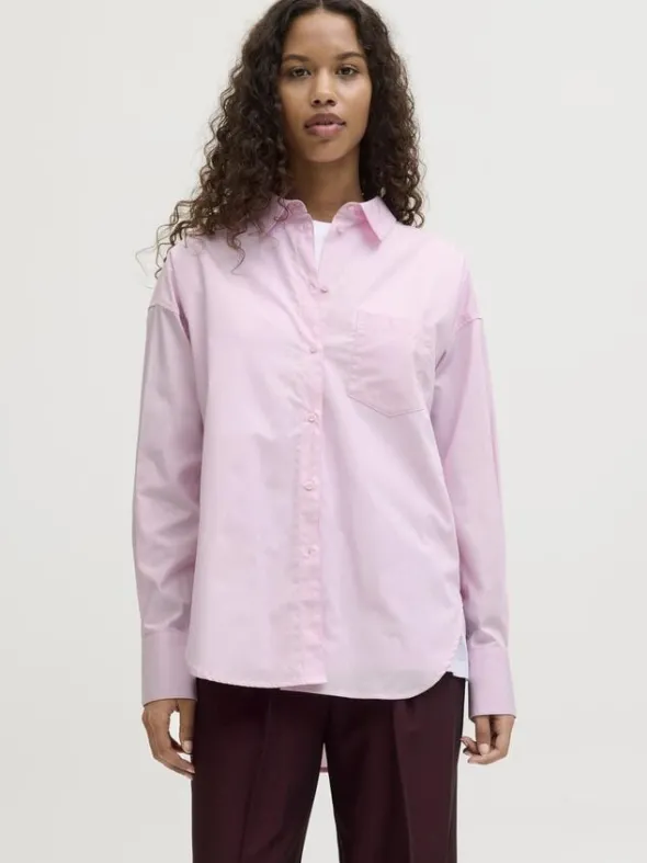 JXJAMIE LS RELAXED POPLIN SHIRT WVN
