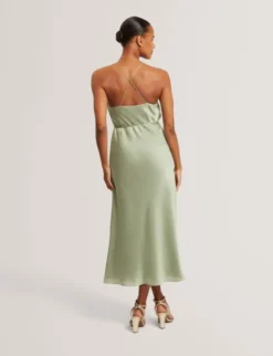 KAHRLI Halter Neck Midi Dress
