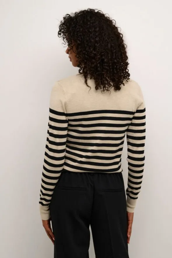 KAlizza Striped Roll Neck