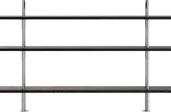 Keen Shelving System, 2 Arches, 160, 3 shelves (Frame: Black Brass, Sh
