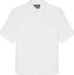 Kent collar, short sleeves, one rec