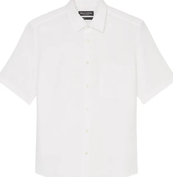 Kent collar, short sleeves, one rec